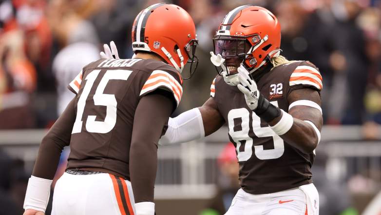 Cleveland Browns tight end David Njoku and Joe Flacco have had an incredible connection.