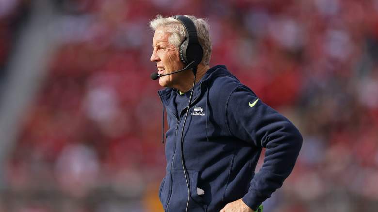 Seahawks head coach Pete Carroll, who called out Jamal Adams and Riq Woolen after Week 14 49ers loss.