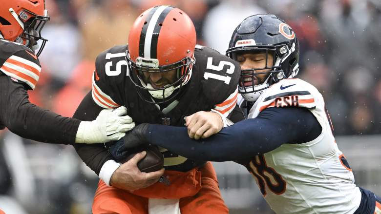 Cleveland Browns QB Joe Flacco is dealing with a calf injury.