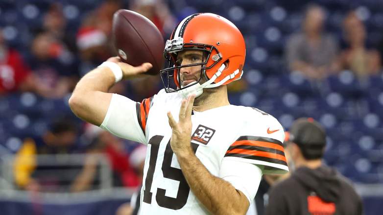 Joe Flacco and the Cleveland Browns can lock up a playoff berth with a win against the Jets.