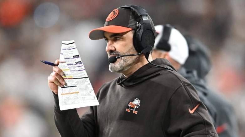 Head coach Kevin Stefanski of the Cleveland Browns has had to navigate multiple injuries at the quarterback position this season.