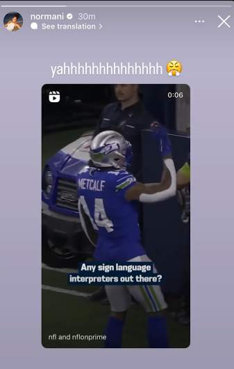 DK Metcalf used sign language to trash talk Ahkello Witherspoon