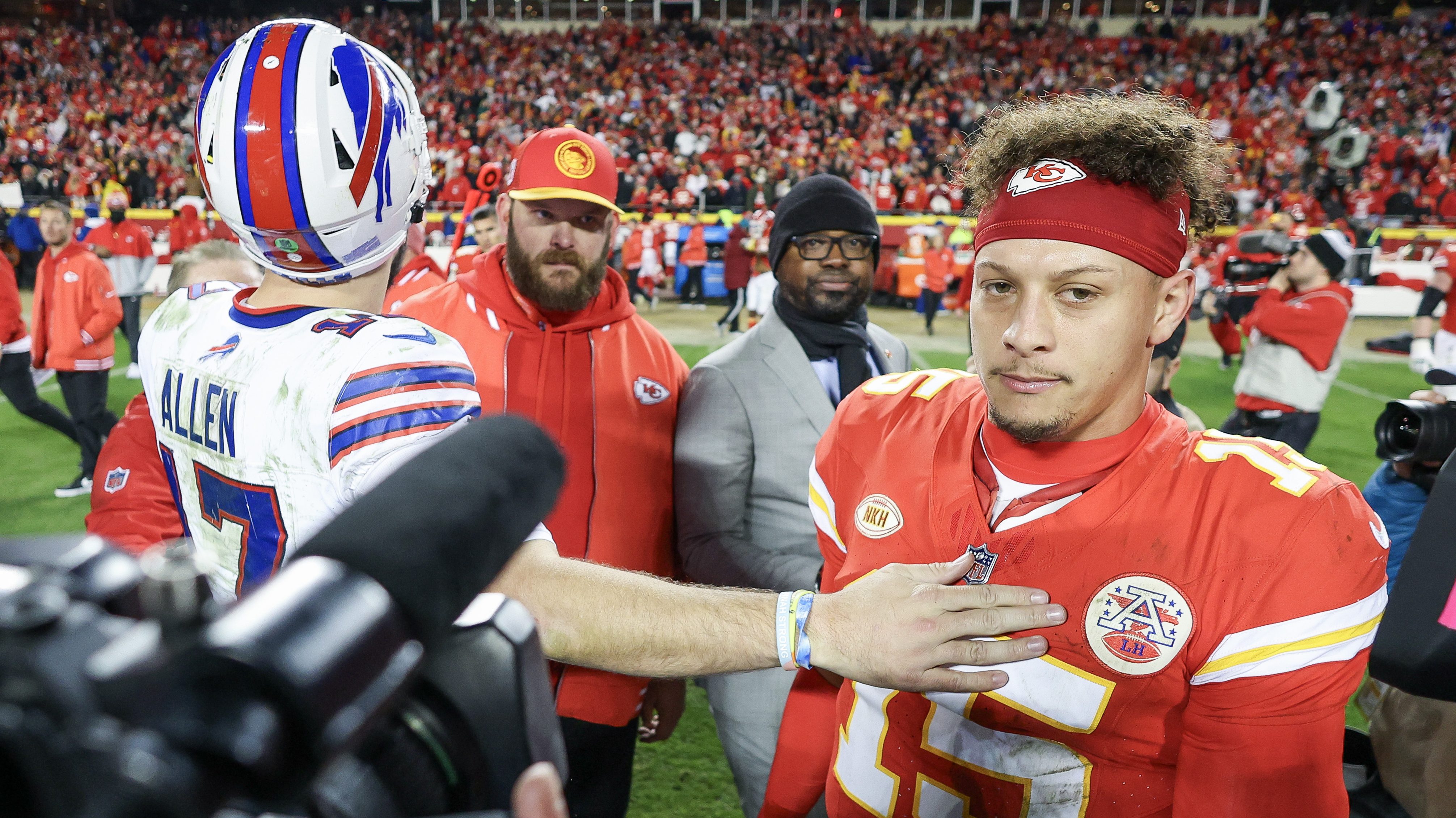 Patrick Mahomes Under Fire For Angry Exchange With Bills QB Josh Allen