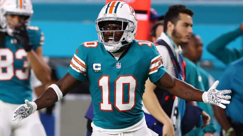 Dolphins WR Tyreek Hill and Colin Cowherd have been trading viral comments.