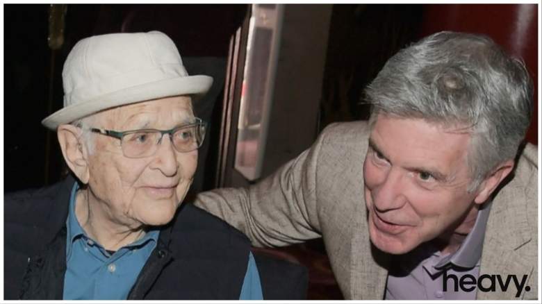 Norman Lear and Tom Bergeron
