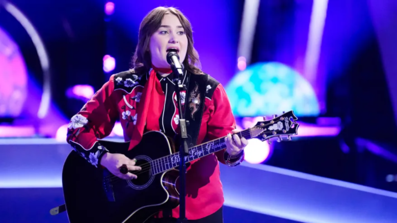 Ruby Leigh performs on 'The Voice.'