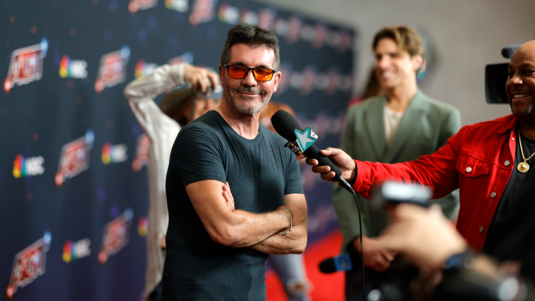 Simon Cowell at a premiere event for 'AGT.'