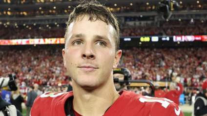 Brock Purdy, Fiancé Share Heartfelt Moment After Win vs. Lions [Watch]
