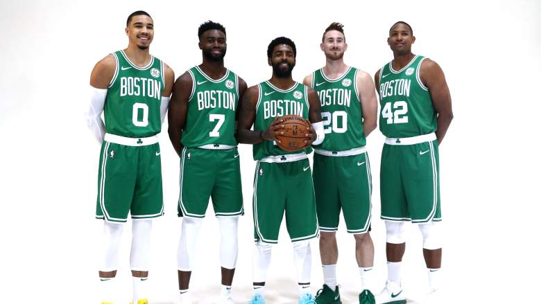 Jayson Tatum, Jaylen Brown, Kyrie Irving, Gordon Hayward, Al Horford