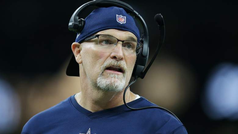 Cowboys defensive coordinator Dan Quinn, who the Seahawks put in an interview request for in their quest to find a Pete Carroll replacement at head coach.
