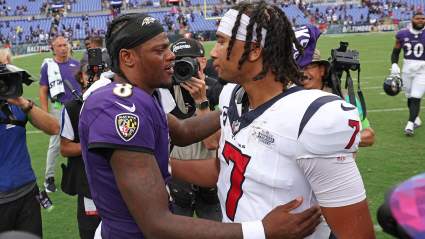 Ravens QB Lamar Jackson Has Message for Texans Rookie QB C.J. Stroud
