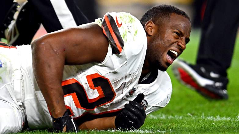The Browns will have to make a decision on the future of Nick Chubb this offseason.
