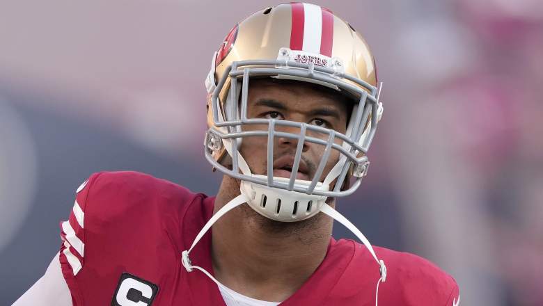 Arik Armstead is hoping to return from injury for the 49ers in the playoffs.