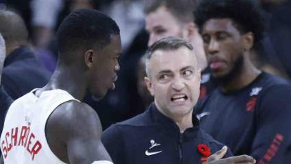 Raptors Coach Goes off After Anthony Davis-Led Lakers Win [WATCH]