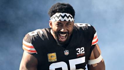 Browns Star Myles Garrett Takes Playful Swipe at Joe Flacco