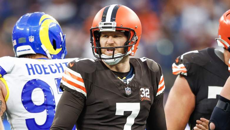 Cleveland Browns kicker Dustin Hopkins is unlikely to suit up on Saturday against the Texans.