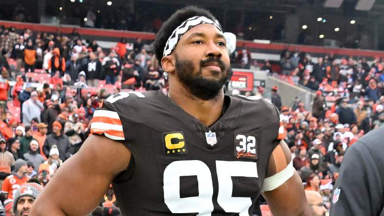 Cleveland Browns star Myles Garrett expressed his frustration after Saturday's blowout loss to the Houston Texans.