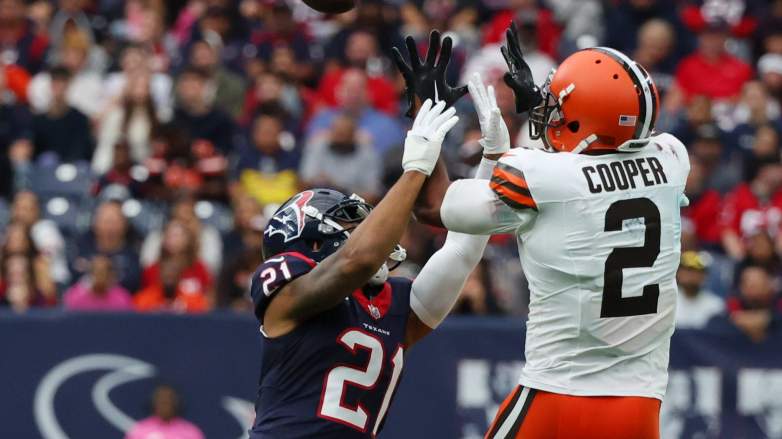 Browns receiver Amari Cooper exploded for 265 yards last time out against the Texans.