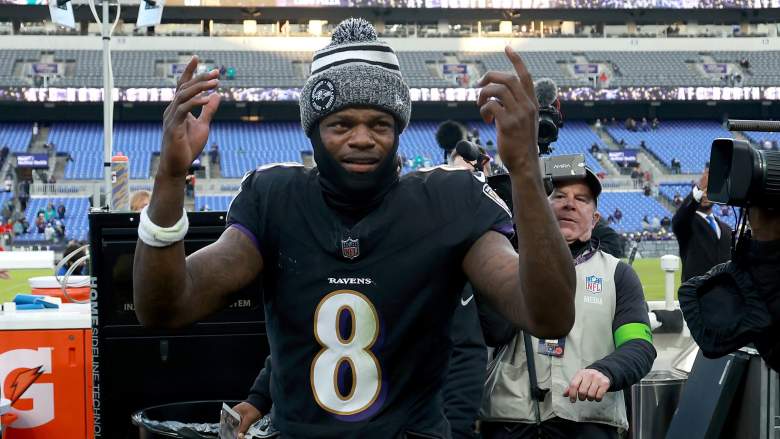 Ravens QB Lamar Jackson after 5 touchdown performance against Dolphins.