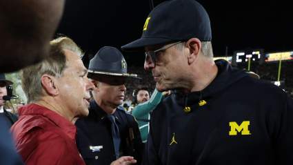 Alabama’s Nick Saban Dragged for ‘Shocking’ Day vs. Michigan’s Jim Harbaugh