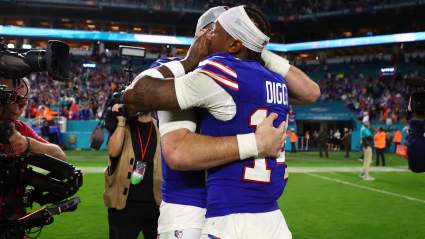 Bills WR Stefon Diggs Whispers 2-Word Message to Josh Allen After Win