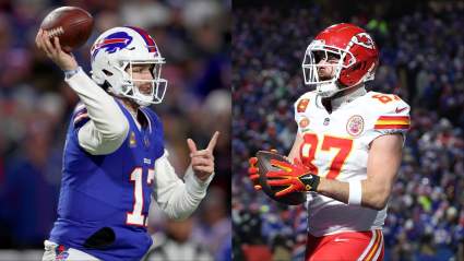 Travis Kelce Shuts Down Rumors About Halftime Chat With Josh Allen