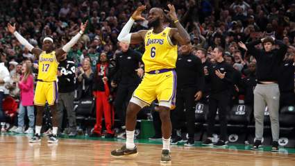 Furious LeBron James Sides With Celtics After Overturned Call Against Jaylen Brown