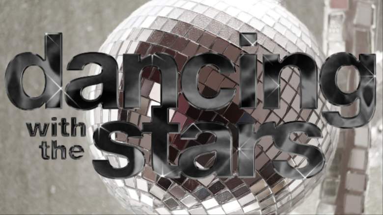 A disco ball and the DWTS logo.