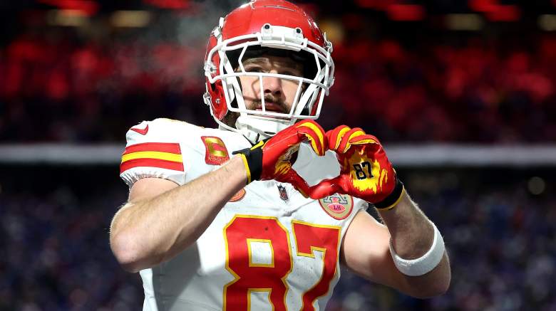 Chiefs' Travis Kelce is helping children in need ahead of the AFC Championship game.