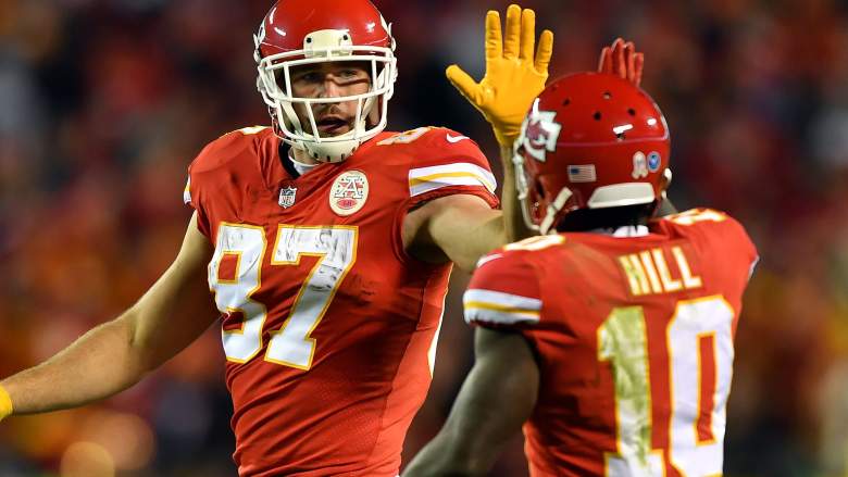 Dolphins WR Tyreek Hill claims Travis Kelce ghosted him ahead of Chiefs playoff matchup.