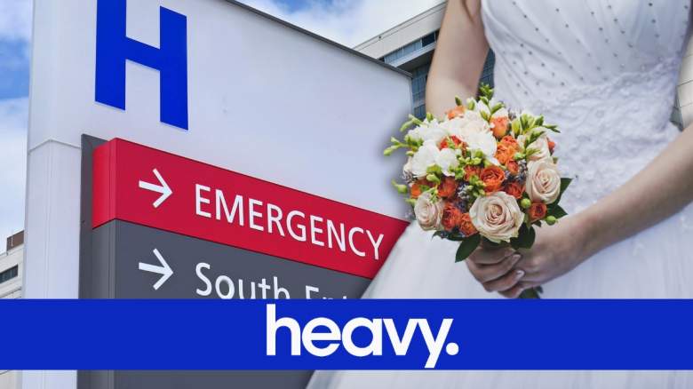 ER and bridal bouquet