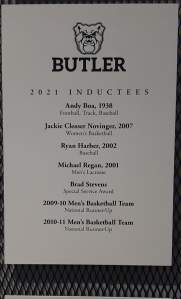 Butler 2021 Hall of Fame inductees, including Brad Stevens