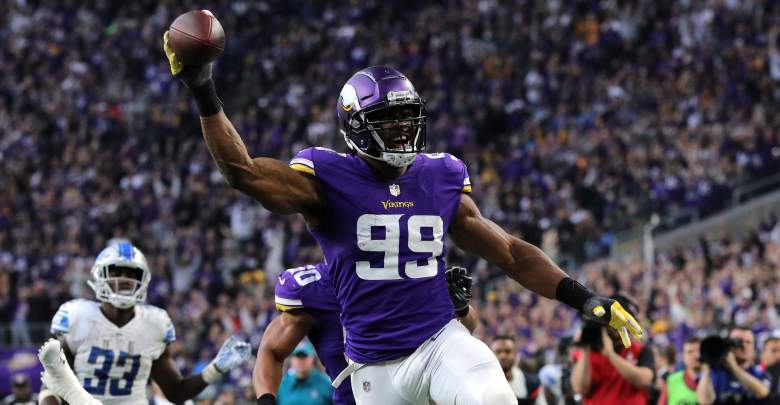 The San Francisco 49ers are being linked to a move for Minnesota Vikings DE Danielle Hunter
