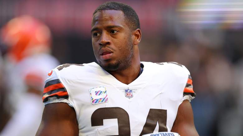 Cleveland Browns running back Nick Chubb is still recovering from knee surgery.