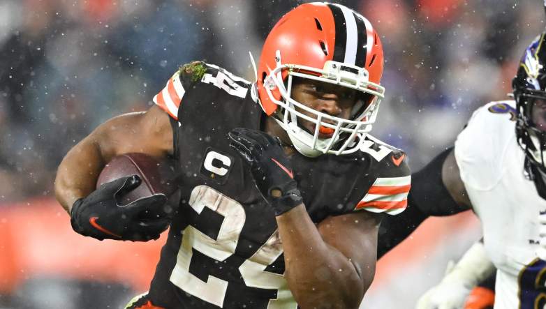 The Browns will look to rework Nick Chubb's contract this offseason.