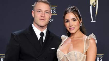 49ers RB Christian McCaffrey Describes Future Wife Olivia Culpo in 3 Words