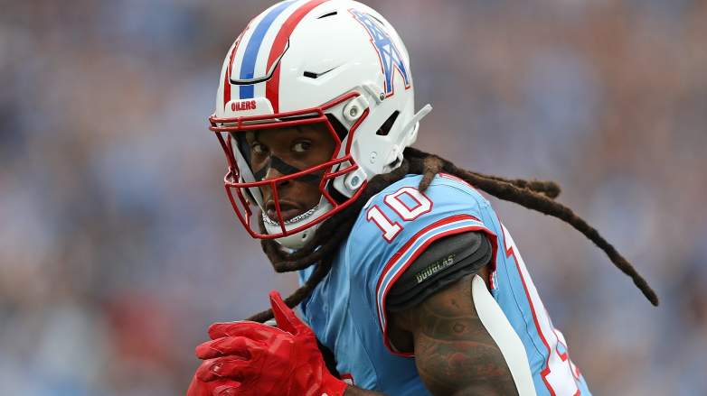 DeAndre Hopkins tallied over 1,000 yards in his first season with the Titans.