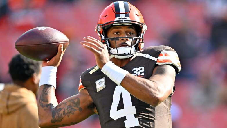 The Browns feel that Deshaun Watson has come a long way off and on the field.