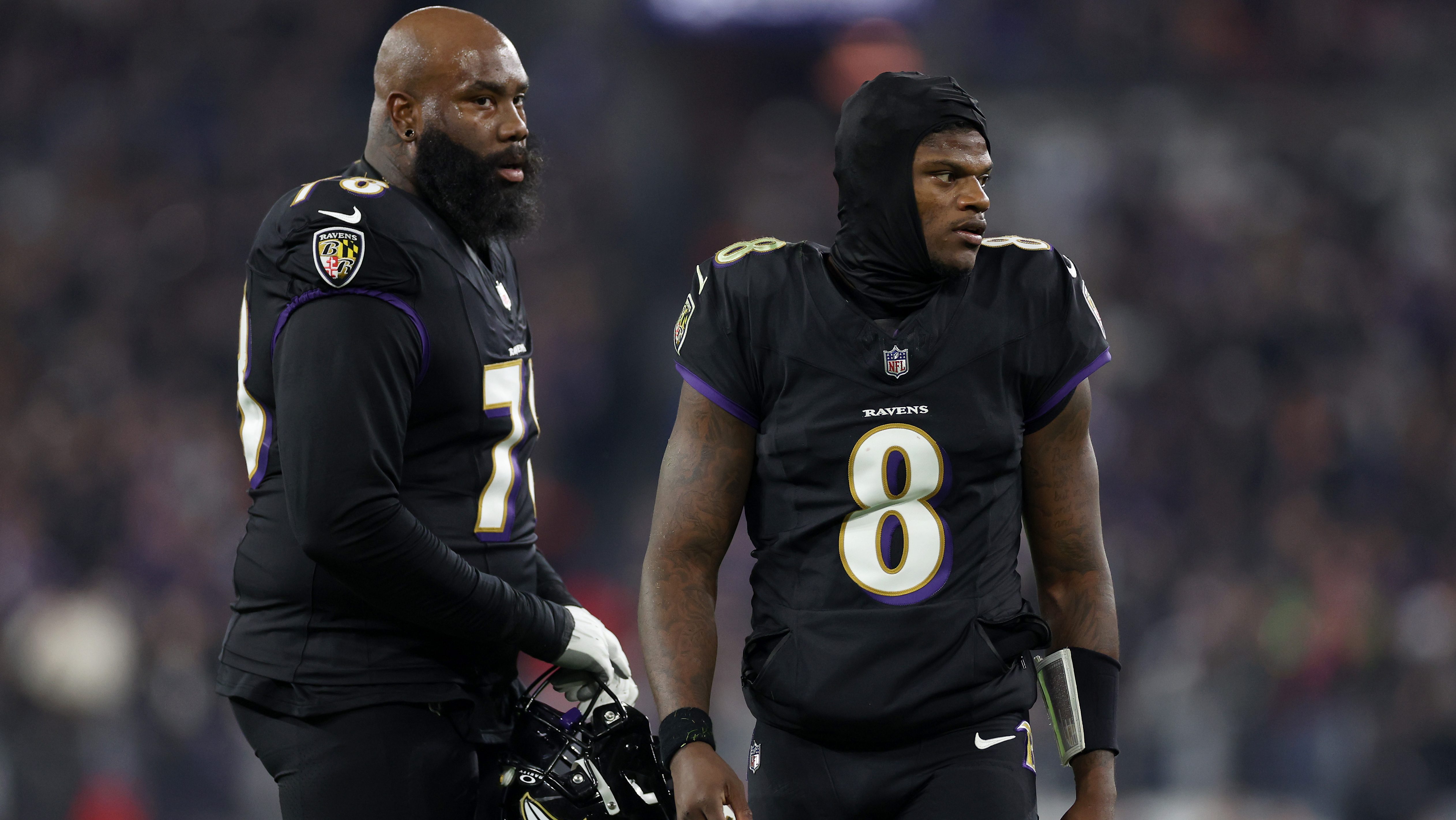 Ravens' Morgan Moses Named Attractive Trade Target for 49ers, Saints