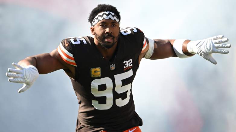 Cleveland Browns star Myles Garrett won his first Defensive Player of the Year on Thursday.