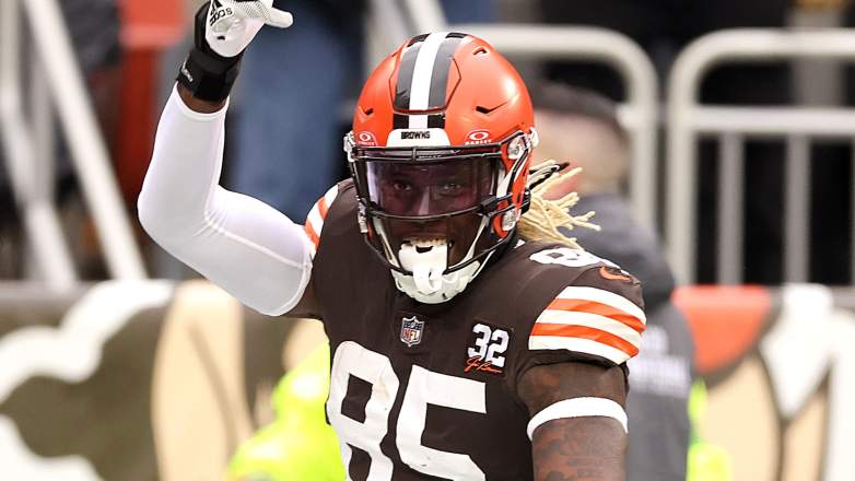 David Njoku is coming of a Pro Bowl season with the Browns.