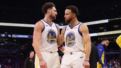 Klay Thompson Reacts to Viral Meme of Warriors-Mavericks First Meeting Since Trade