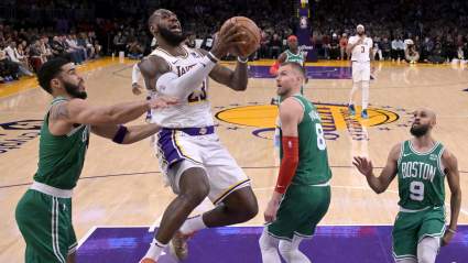 Celtics’ Jayson Tatum Compares Kristaps Porzingis to Lakers Legend