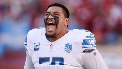 Lions’ Penei Sewell Puts Dan Campbell Detractors on Notice: ‘I’m So Serious’