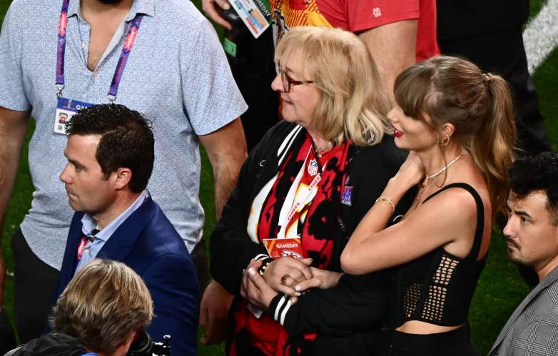Donna Kelce and Taylor Swift.