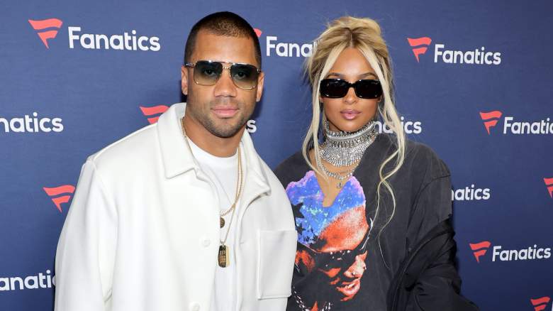 Broncos QB Russell Wilson and Ciara attend Super Bowl party