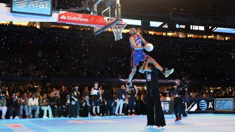 Knicks rookie Jacob Toppin in NBA Slam Dunk