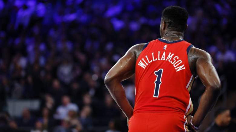 Pelicans star Zion Williamson against Knicks