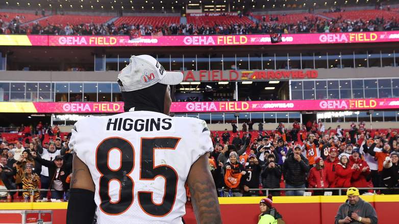 Betting odds of Bengals WR Tee Higgins signing with Chiefs.