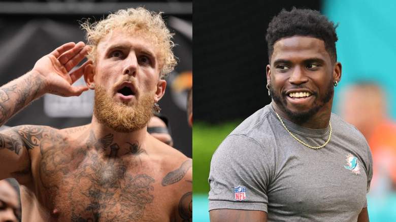 Jake Paul and Tyreek Hill trade insults on social media.